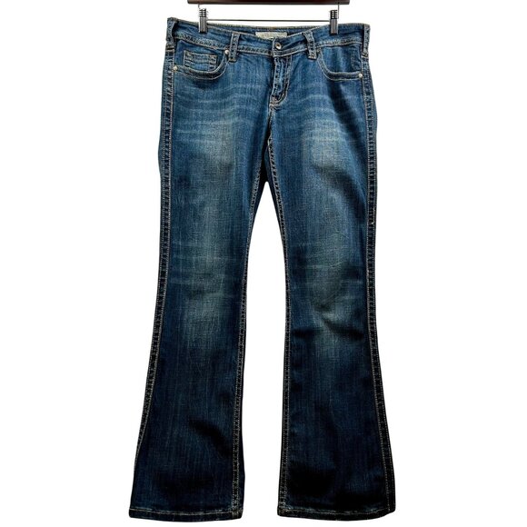 Stetson Denim - Stetson Hollywood Bootcut Jeans Womens Western Y2K Rodeo Country Glam Style 12